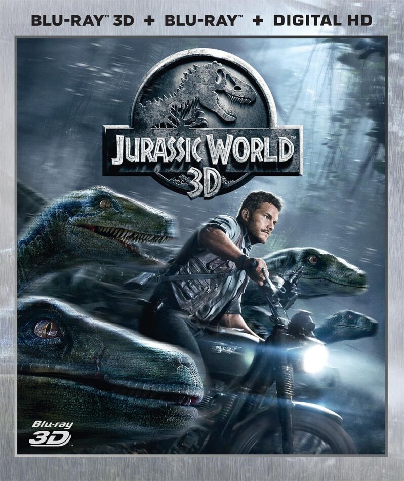 Jurassic World (2015) Blu-ray 3D + Blu-ray