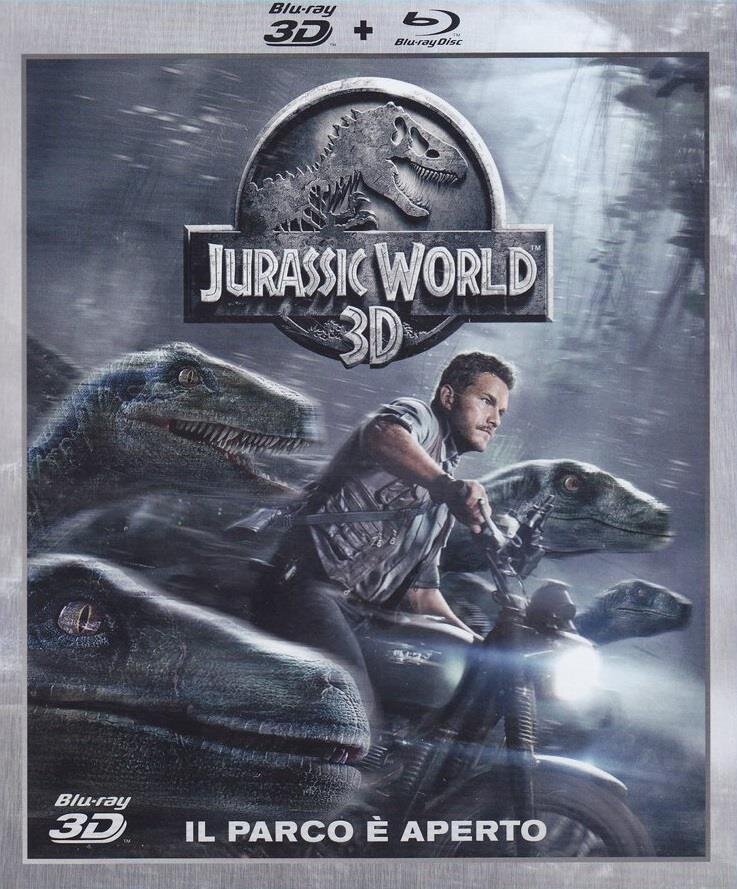 Jurassic World (2015) Blu-ray 3D + Blu-ray