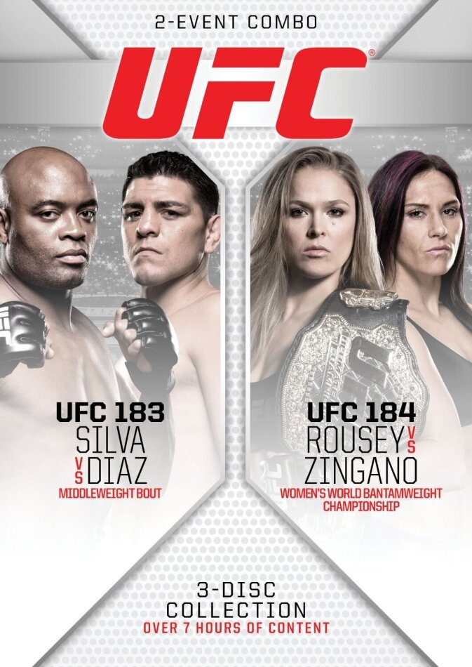 UFC 183 & 184 3 DVDs