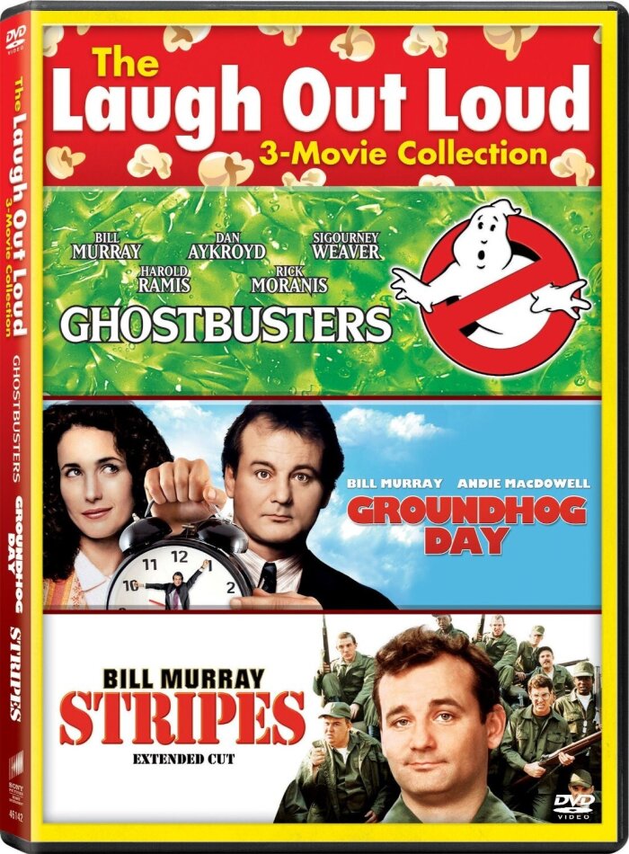 Ghostbusters / Groundhog Day / Stripes The Laugh Out Loud 3-Movie Collection, 3 DVD
