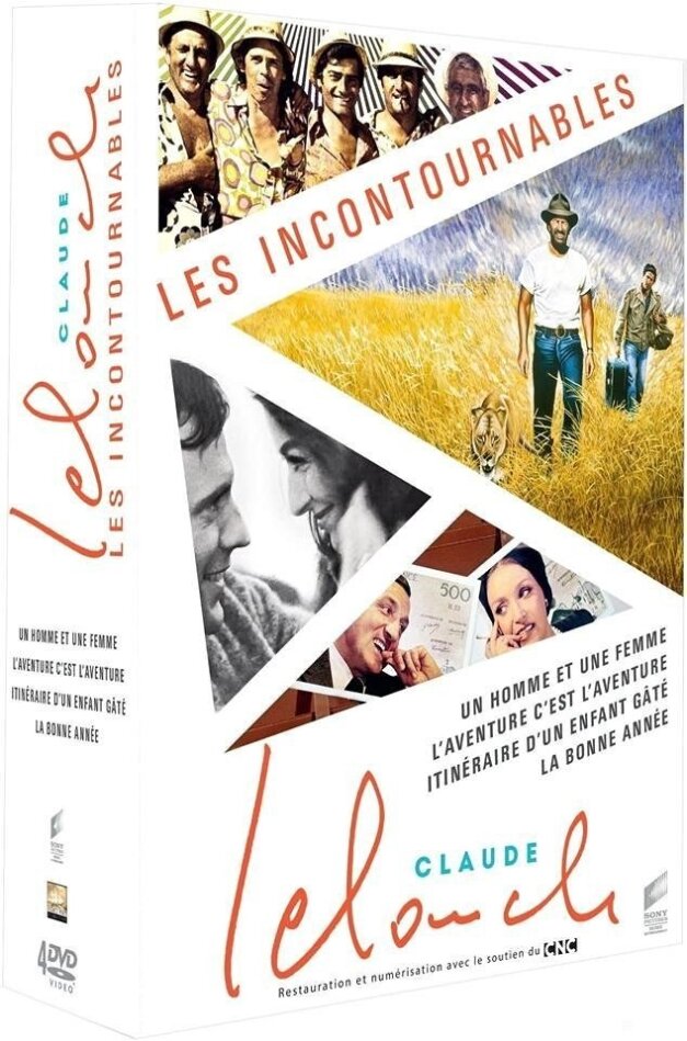 Claude Lelouch - Les Incontournables Coffret, 4 DVD