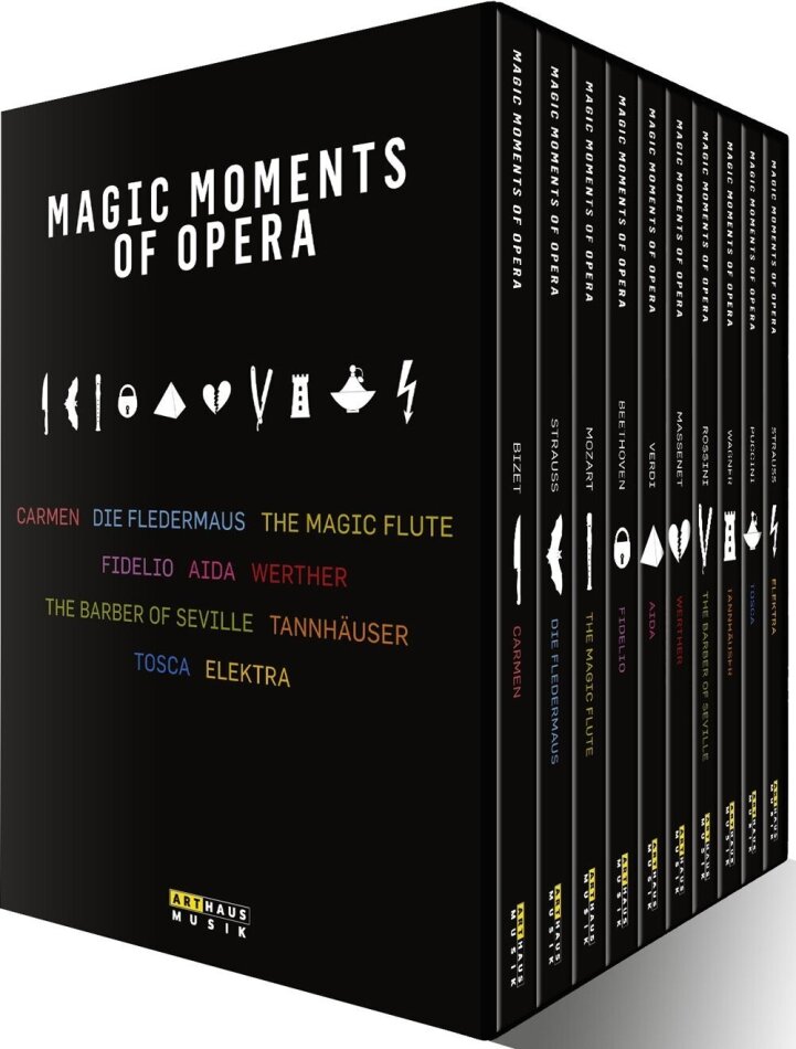 Various Artists - Magic Moments of Opera Arthaus Musik, 10 DVD