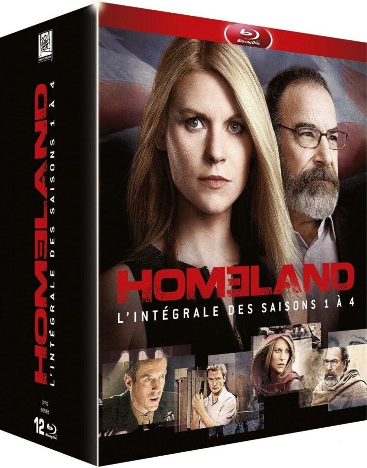 Homeland - Saisons 1-4 12 Blu-ray