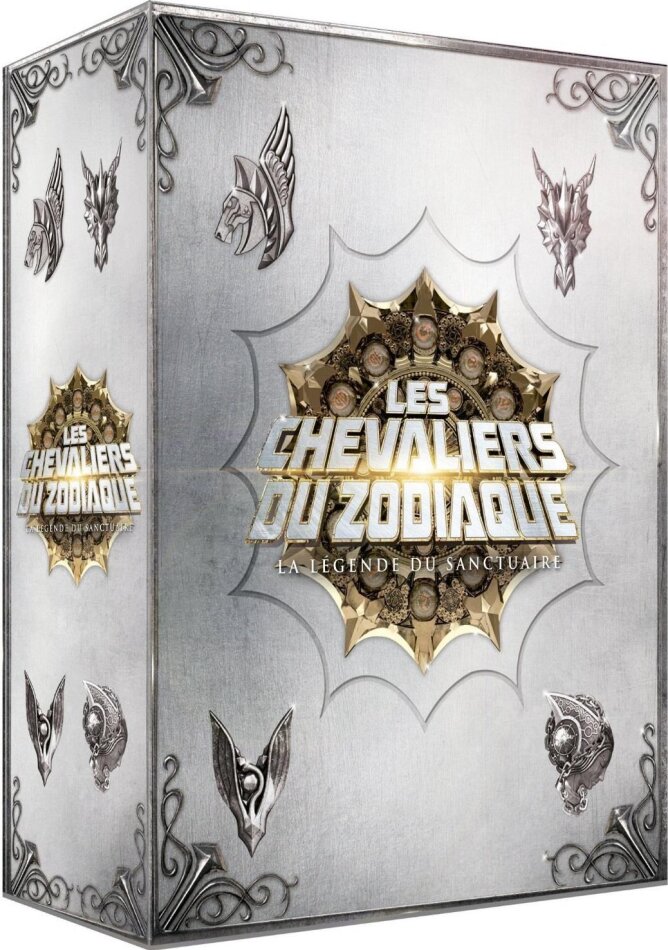 Les Chevaliers du Zodiaque - La légende du Sanctuaire (2014) Limited Collector's Edition, Blu-ray + DVD + 2 Bücher