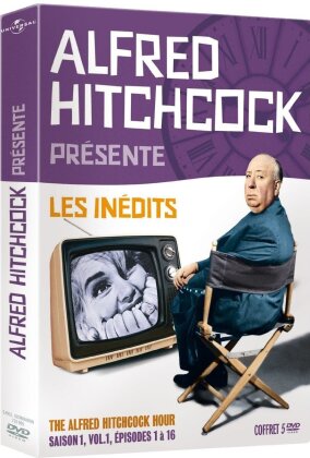 Alfred Hitchcock présente - Les inédits - The Alfred Hitchcock Hour - Saison 1, vol. 1, épisodes 1 à 16 (1962) (b/w, 5 DVDs)