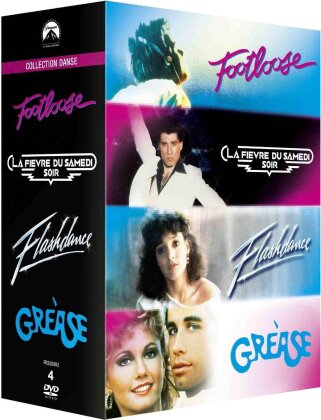 Collection Danse - Footloose / La fièvre du samedi soir / Flashdance / Grease (4 DVDs)