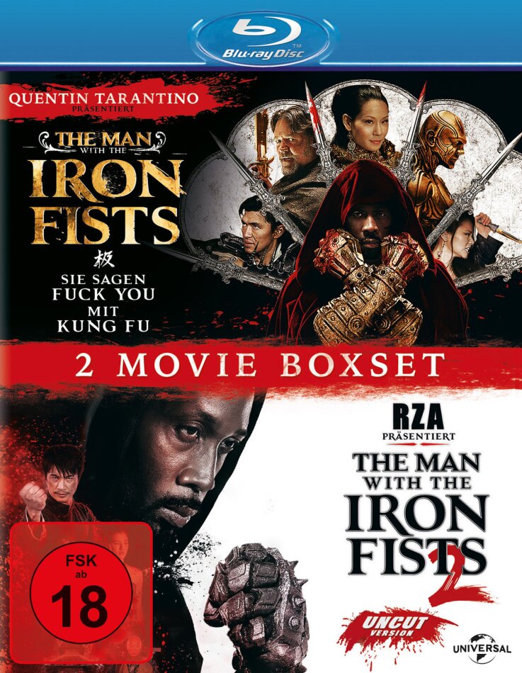 The Man with the Iron Fists 1 & 2 - 2 Movie Boxset 2 Blu-ray