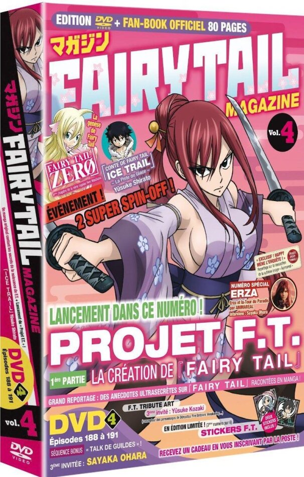Fairy Tail Magazine - Vol. 4 - Édition Limitée DVD + Livre