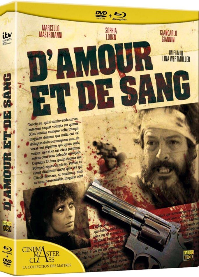 D'amour et de sang (1978) Cinéma MasterClass : La collection des Maîtres, Blu-ray + DVD