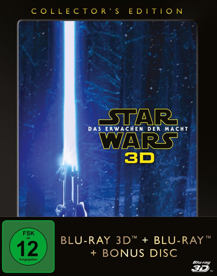 Star Wars - Episode 7 - Das Erwachen der Macht (2015) Collector's Edition, Blu-ray 3D + 2 Blu-rays