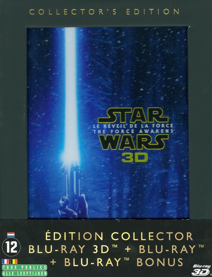 Star Wars - Episode 7 - Le Réveil de la Force (2015) Collector's Edition, Blu-ray 3D + 2 Blu-rays