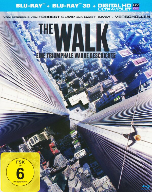 The Walk (2015) Blu-ray 3D + Blu-ray