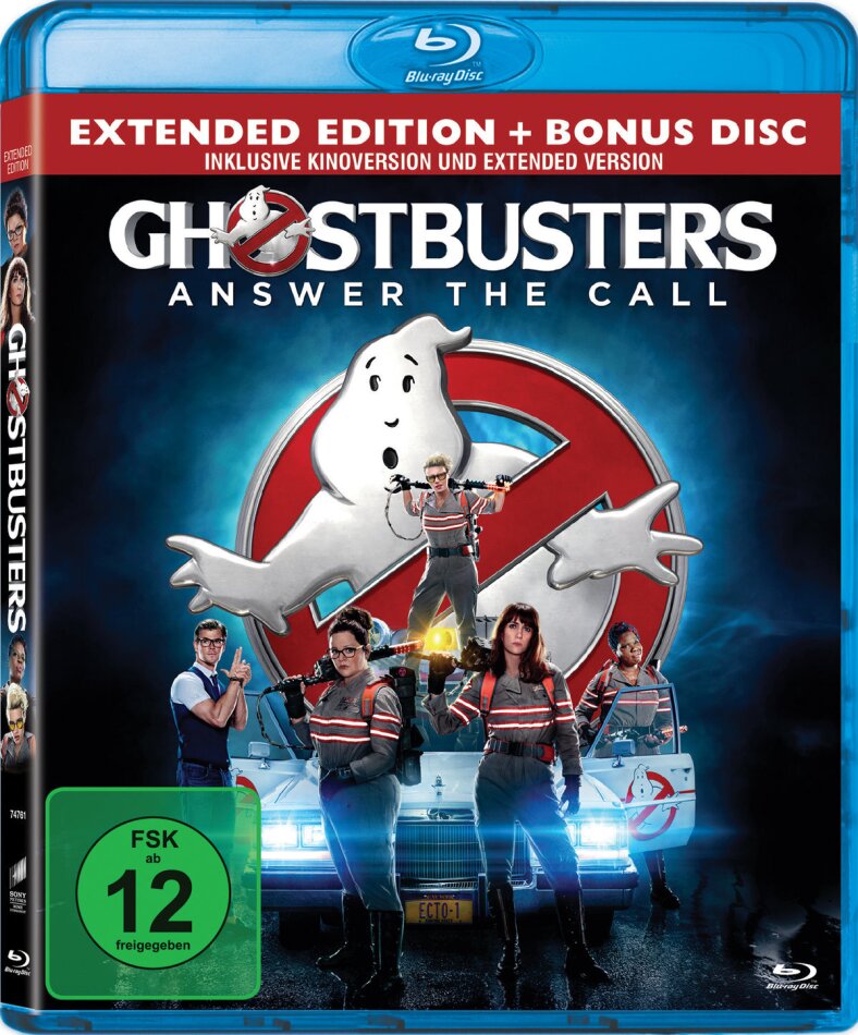 Ghostbusters (2016) Extended Edition, Version Cinéma, 2 Blu-ray