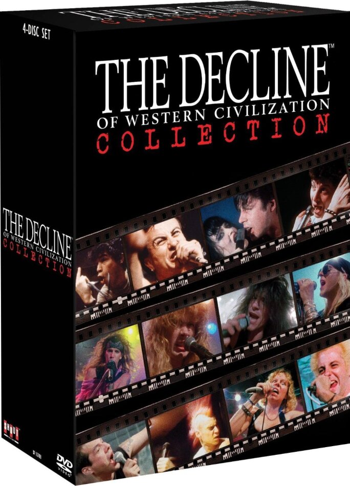 Fear, Black Flag, Germs, X, … - The Decline of Western Civilization Collection Box, 4 DVDs
