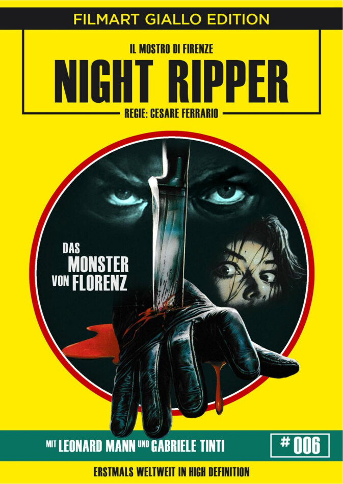 Night Ripper - Das Monster von Florenz (1986) Filmart Giallo Edition, Blu-ray + DVD