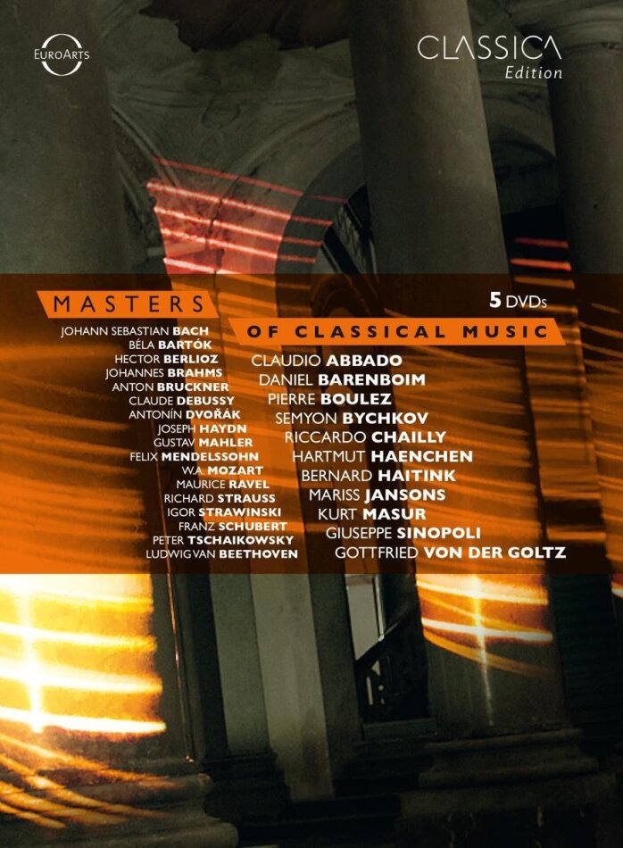 Various Artists - Masters of Classical Music Euro Arts, 5 DVD