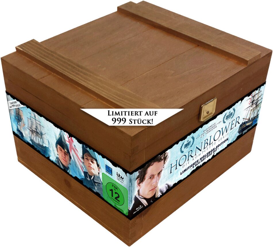 Hornblower - Die komplette Serie Limited Edition, Holzbox, 8 Blu-rays
