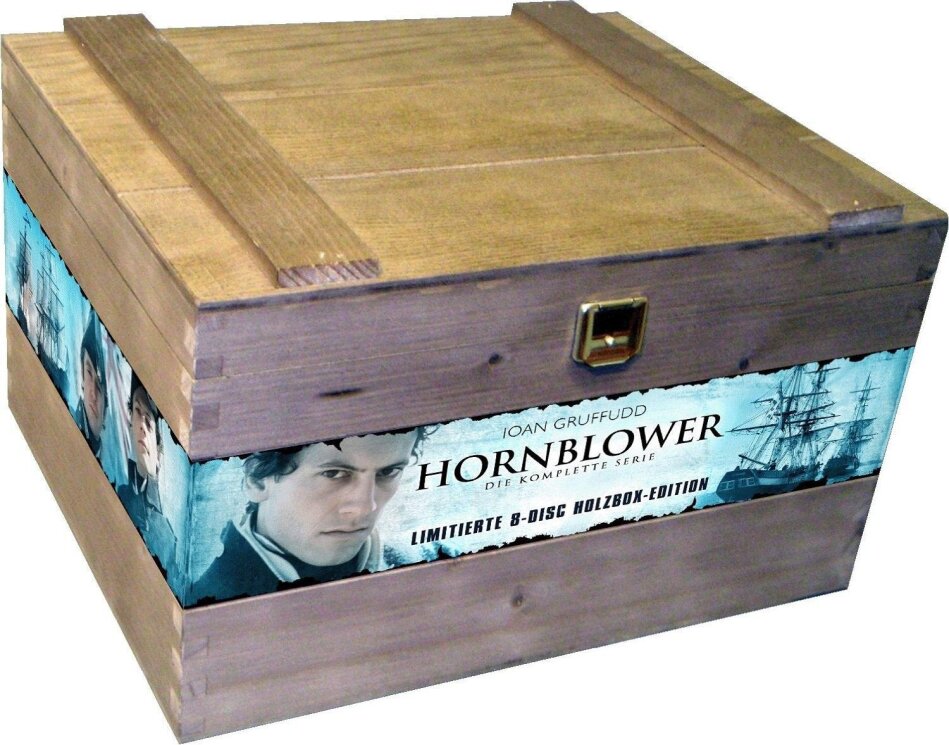 Hornblower - Die komplette Serie Holzbox, 8 DVDs