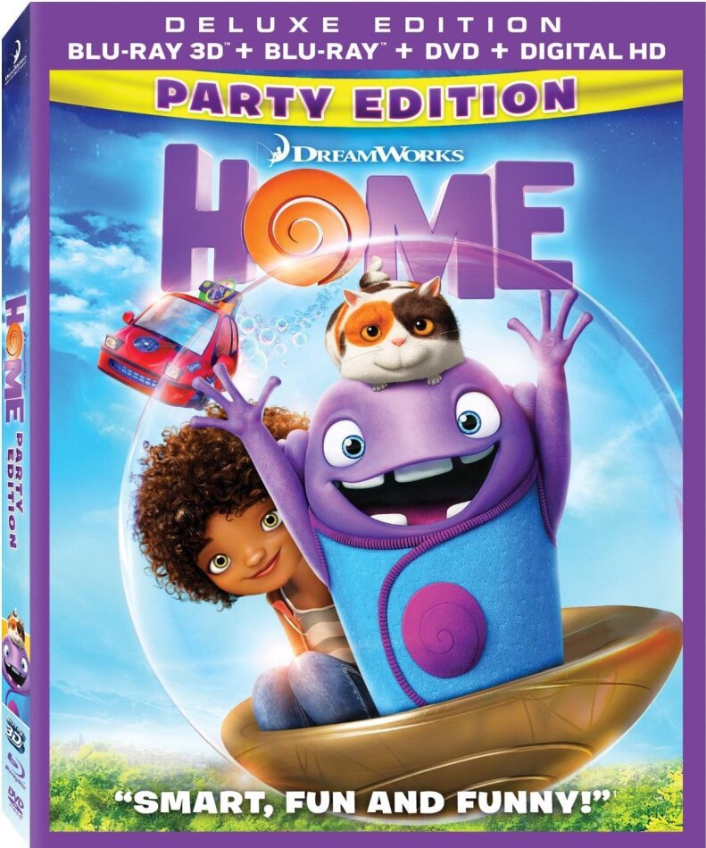 Home (2015) Blu-ray 3D (+2D) + Blu-ray + DVD