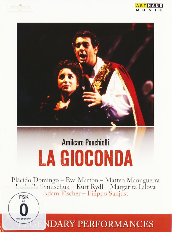 Wiener Staatsoper, Adam Fischer, Eva Marton & Plácido Domingo - Ponchielli - La Gioconda Legendary Performances, Arthaus Musik