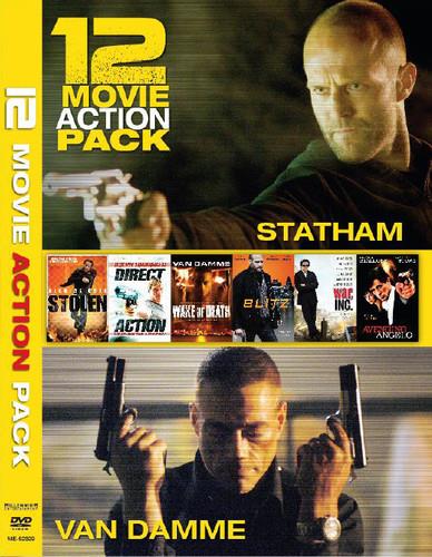 12 Movie Action Pack - Cage / Freeman / Stallone / Cusack 2 DVD