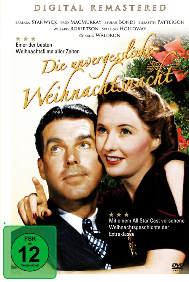 Die unvergessliche Weihnachtsnacht (1940) b/w, Remastered