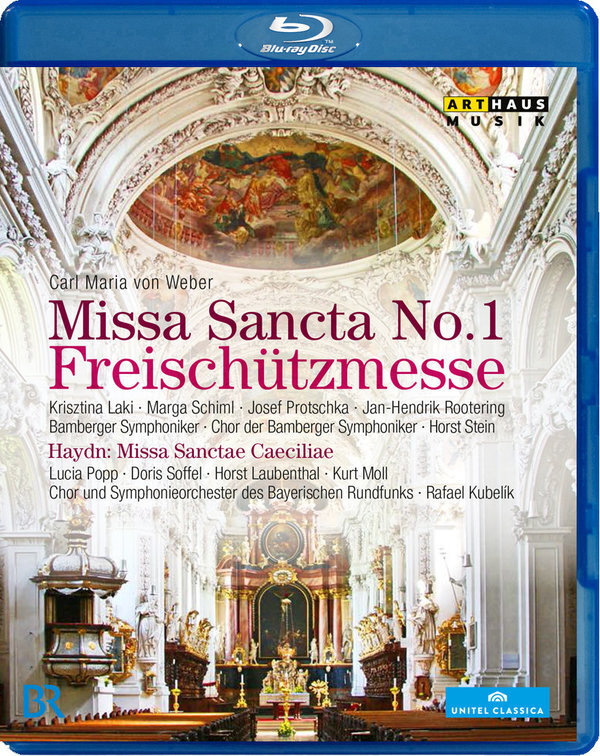 Symphonieorchester des Bayerischen Rundfunks, Horst Stein & Rafael Kubelik - Weber - Missa Sancta No. 1 Freischützmesse / Haydn - Missa Sanctae Caeciliae Arthaus Musik