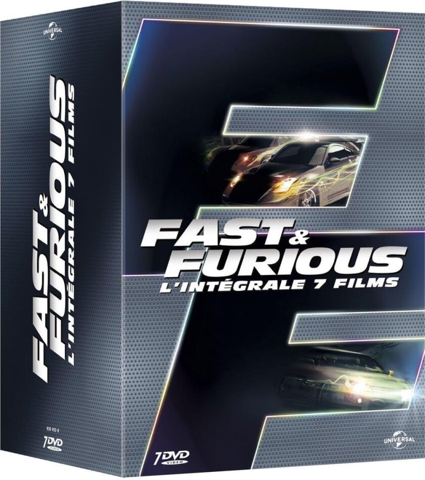 Fast & Furious 1-7 - L'Intégrale 7 Films 7 DVD