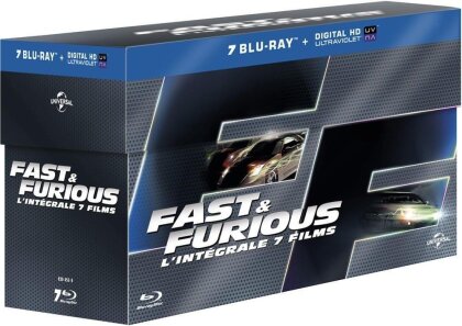 Fast & Furious 1-7 - L'int&eacute;grale 7 films (7 Blu-ray)