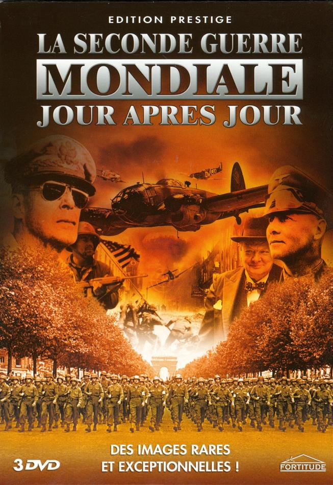 La seconde guerre mondiale jour après jour Édition Prestige, n/b, 3 DVD