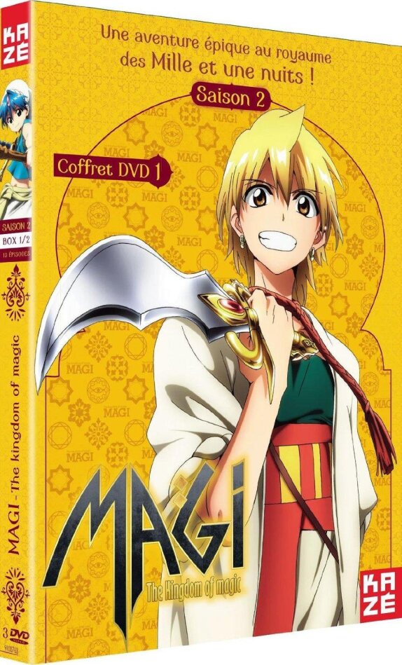 Magi - The Kingdom of Magic - Saison 2 - Box Vol. 1 3 DVD