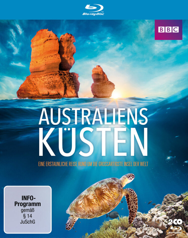 Australiens Küsten - Eine erstaunliche Reise rund um die grossartigste Insel der Welt 2 Blu-rays