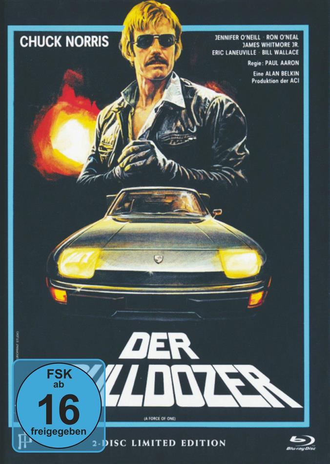 Der Bulldozer (1979) Cover B, Limited Edition, Mediabook, Uncut, Blu-ray + DVD