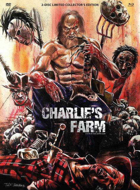 Charlie's Farm (2014) Cover A, Limited Collector's Edition, Mediabook, Uncut, Blu-ray + DVD