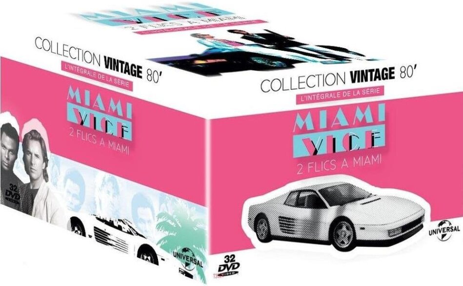 Miami Vice - Deux flics à Miami - L'intégrale de la série Collection Vintage 80', 32 DVD