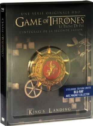 Game of Thrones - Saison 2 (avec Magnet Collector, Steelbook, Limited Edition, 5 Blu-rays)