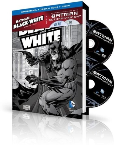 Batman: Gotham Knight with Batman Black & White Anthology Graphic Novel, Blu-ray + DVD