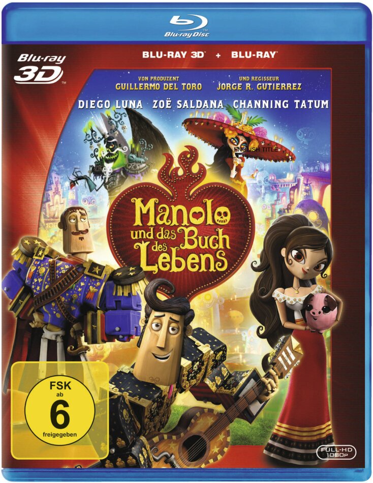 Manolo und das Buch des Lebens (2014) Blu-ray 3D + Blu-ray