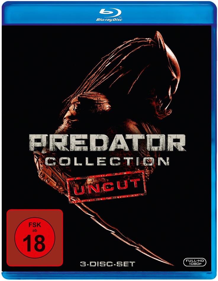 Predator Collection Uncut, 3 Blu-rays