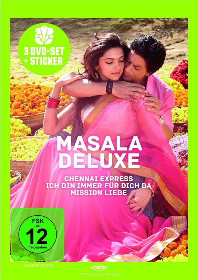 Masala Deluxe - Chennai Express / Ich bin immer für dich da! / Mission Liebe 3 DVDs