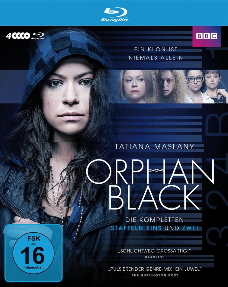 Orphan Black - Staffel 1 + 2 BBC, 4 Blu-ray