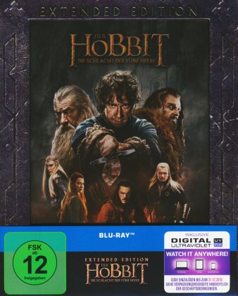 Der Hobbit 3 - Die Schlacht der f&uuml;nf Heere (2014) (Extended Edition, 2 Blu-rays)
