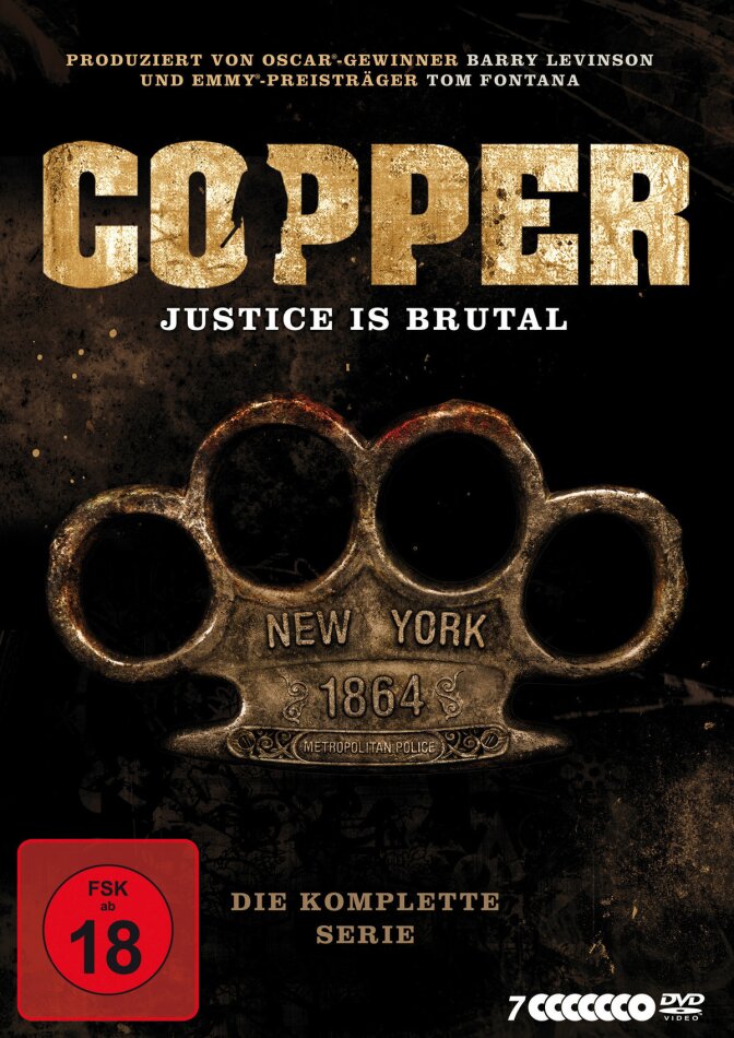 Copper - Justice Is Brutal - Die Komplette Serie 7 DVDs