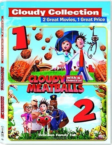 Cloudy With A Chance Of Meatballs 1 & 2 2 DVDs