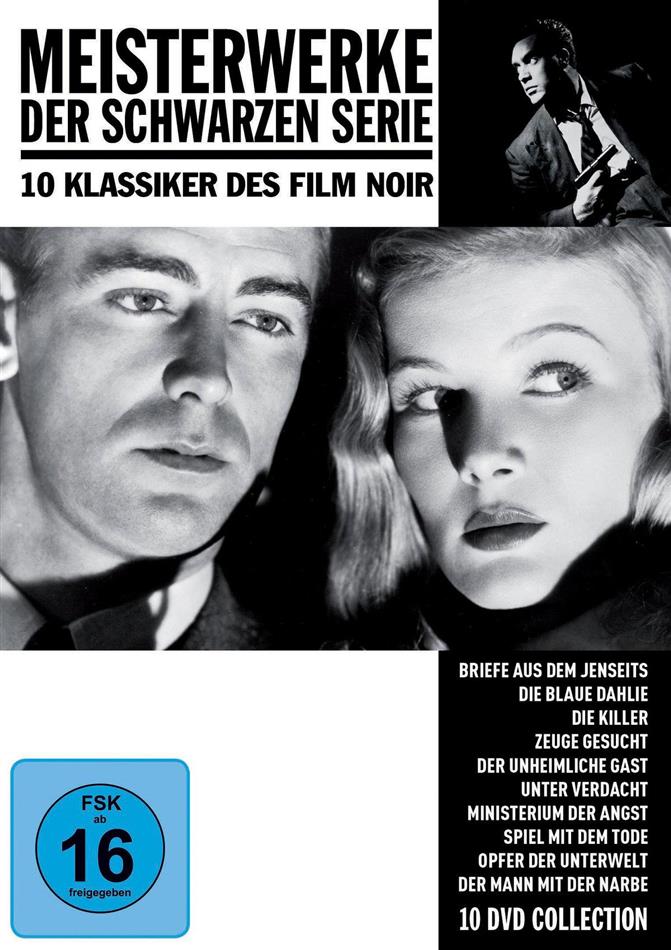 Meisterwerke der Schwarzen Serie - 10 Klassiker des Film Noir n/b, 10 DVD