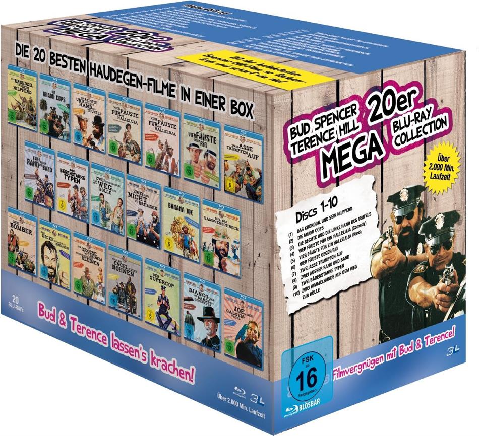 Bud Spencer & Terence Hill - Die 20 besten Haudegen-Filme in einer Box 20 Blu-rays