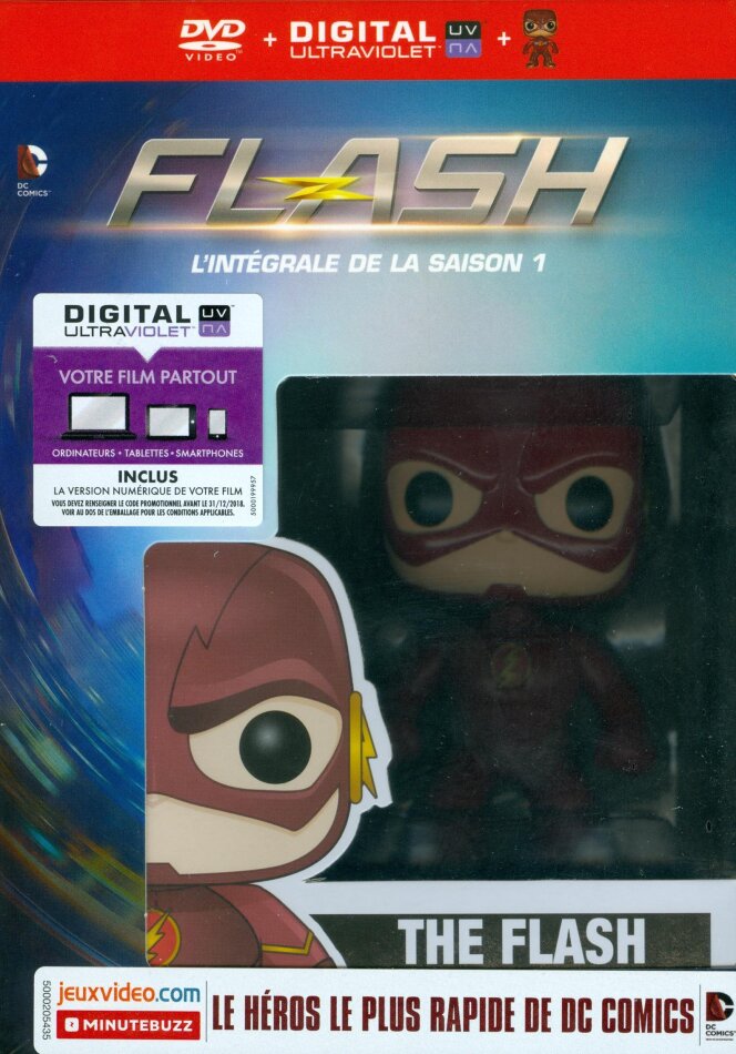 Flash - Saison 1 + une figurine Funko, 5 DVD