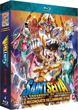 Saint Seiya - Les chevaliers du Zodiaque - La reconqu&ecirc;te de l'armure d'or - &Eacute;pisodes 1 &agrave; 35 (4 Blu-ray)