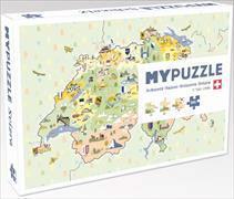 MYPUZZLE Schweiz illustrated - 260 Teile Puzzle