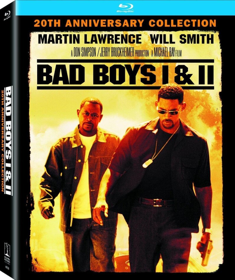 Bad Boys 1 & 2 20th Anniversary Collection, 4K Mastered, Double Feature, 2 Blu-rays